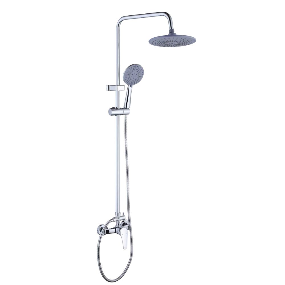 Coloană duș cu baterie, Aquafix - 146, cromată